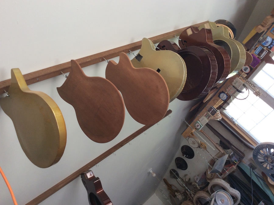Pogreba guitar in progress