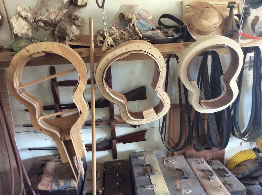 Pogreba guitar in progress